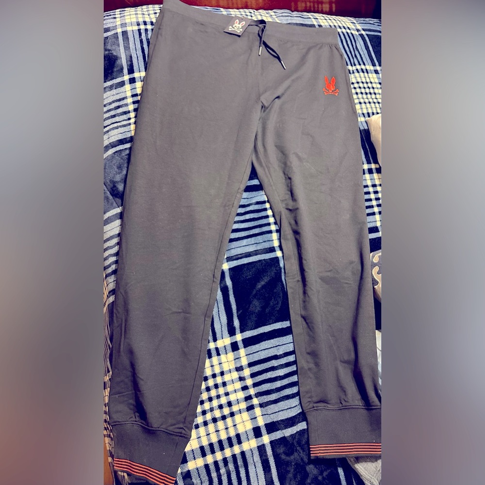 PSYCHO BUNNY - MENS IAN SWEAT PANTS - XXXL - 410 NAVY Color